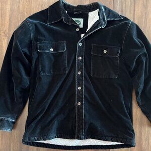 Miland USA Corduroy Sherpa Lined Jacket Shacket Mens S